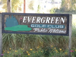 Evergreen golf