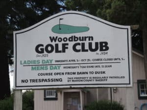 Woodburn golf