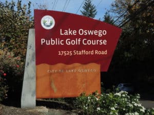 Lake Oswego public golf