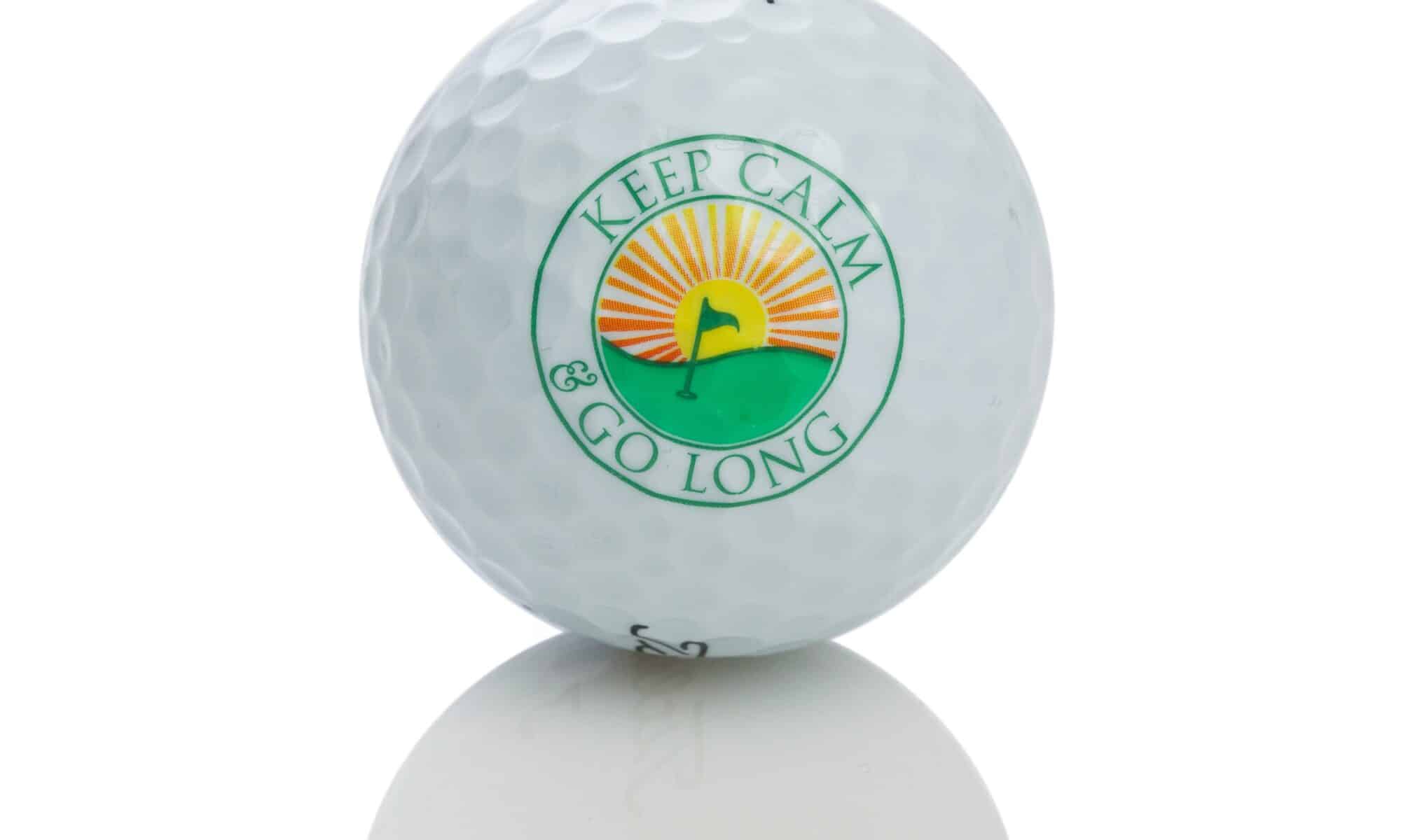 Stay Calm Golf Ball